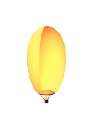 Skyfire, a paper fire balloon